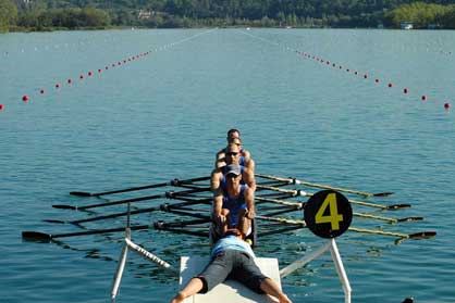 Start bei einer Regatta
