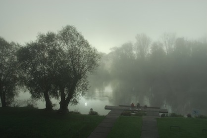 Fulda im Morgennebel